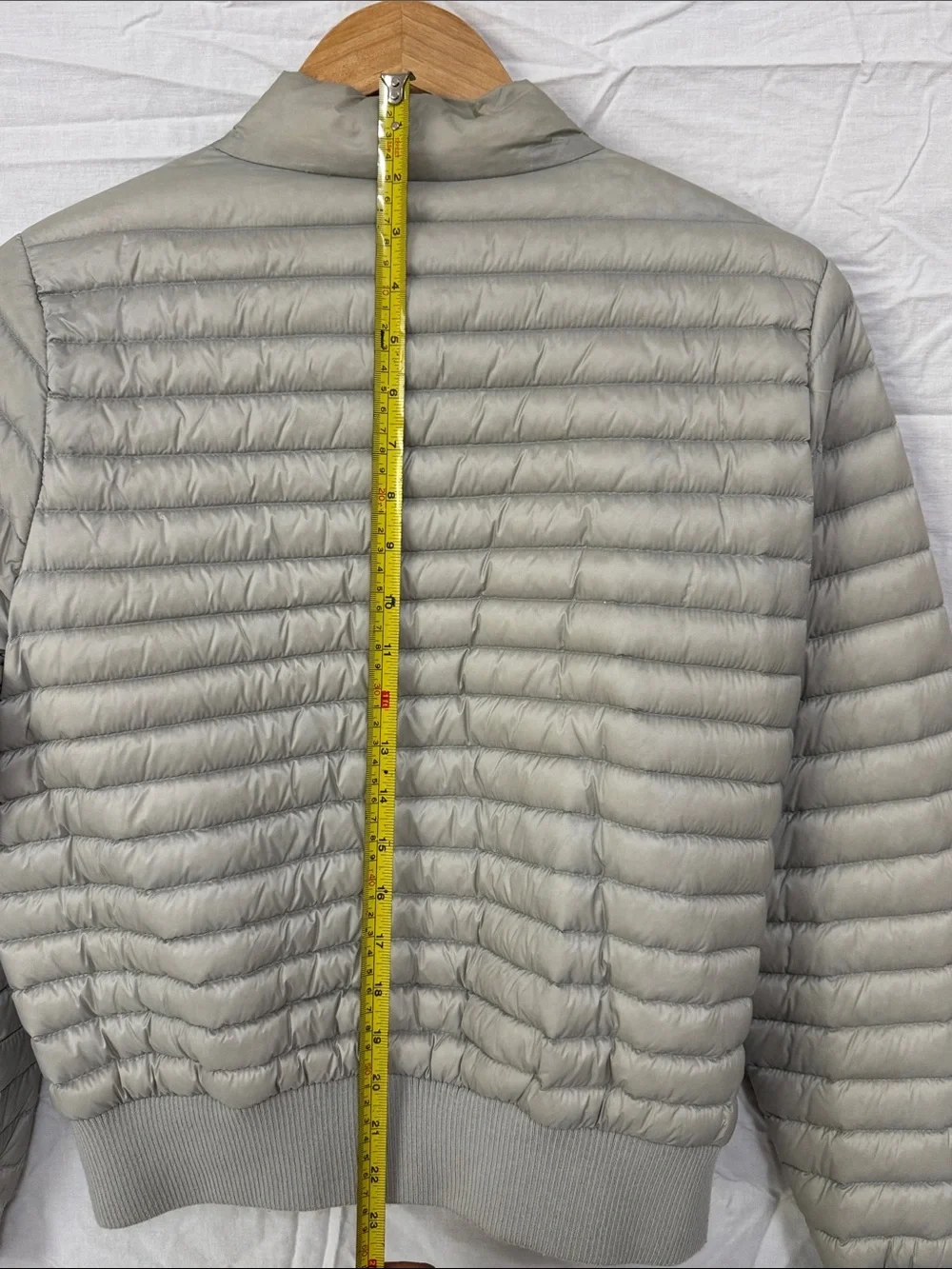 Michael Kors Sage Gray Quilted Packable Puffer Jacket